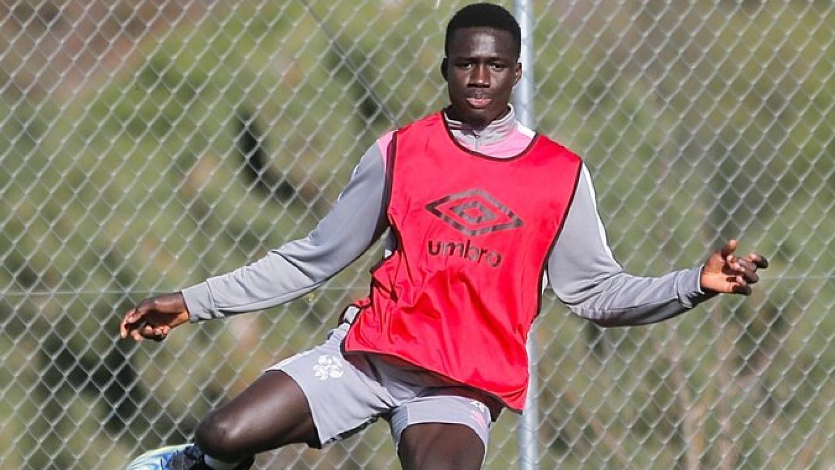 Edmilson en un entrenamiento. Foto: CF Talavera