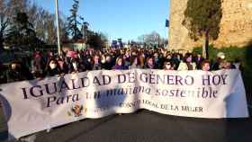 Manifestación con motivo del Día Internacional de la Mujer en Toledo. Foto: Óscar Huertas
