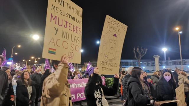 Manifestación en A Coruña por el 8M en 2022