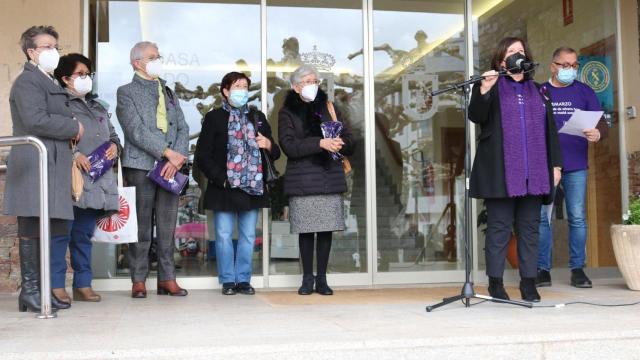 Entrega del II Premio 8 de marzo en Carral (A Coruña).