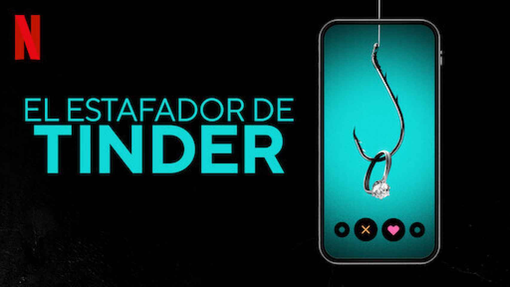 Imagen publicitaria de la película el timador de Tinder, de Netflix.