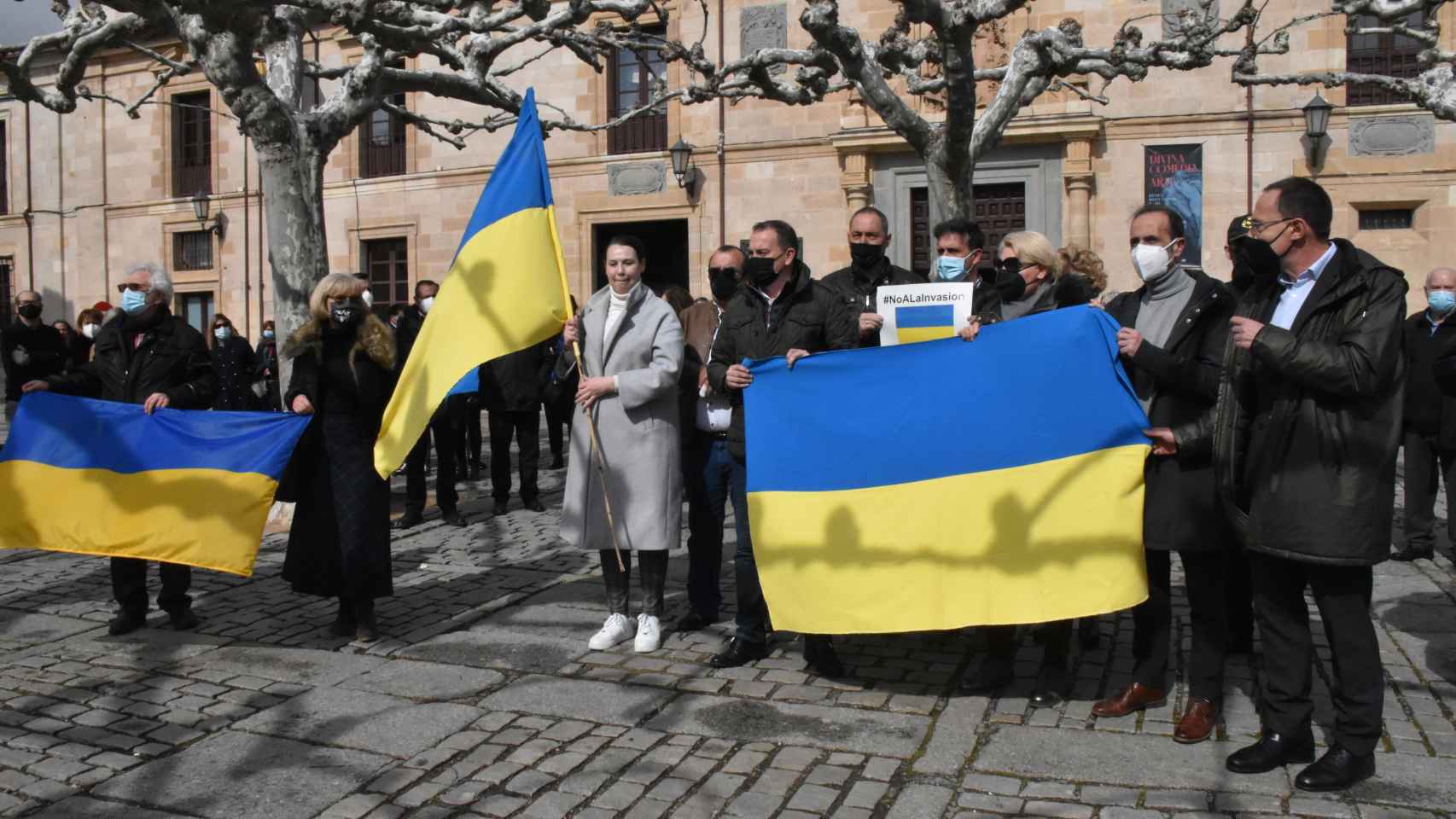 Minuto de silencio por Ucrania en Zamora