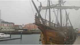Carabela de ‘Exploraterra’ en A Coruña.