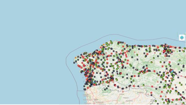 Un mapa del precio de los combustibles que elabora el Ministerio de Transición Ecológica