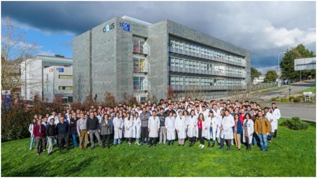 El equipo del Centro de Investigación de Química Biolóxica e Materiais Moleculares de la USC (CiQUS).