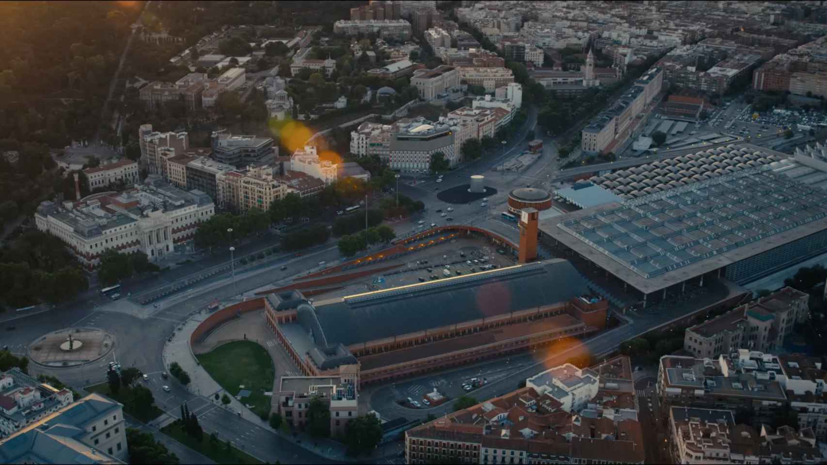 La estación de Atocha, en una de las imágenes que muestra la serie.