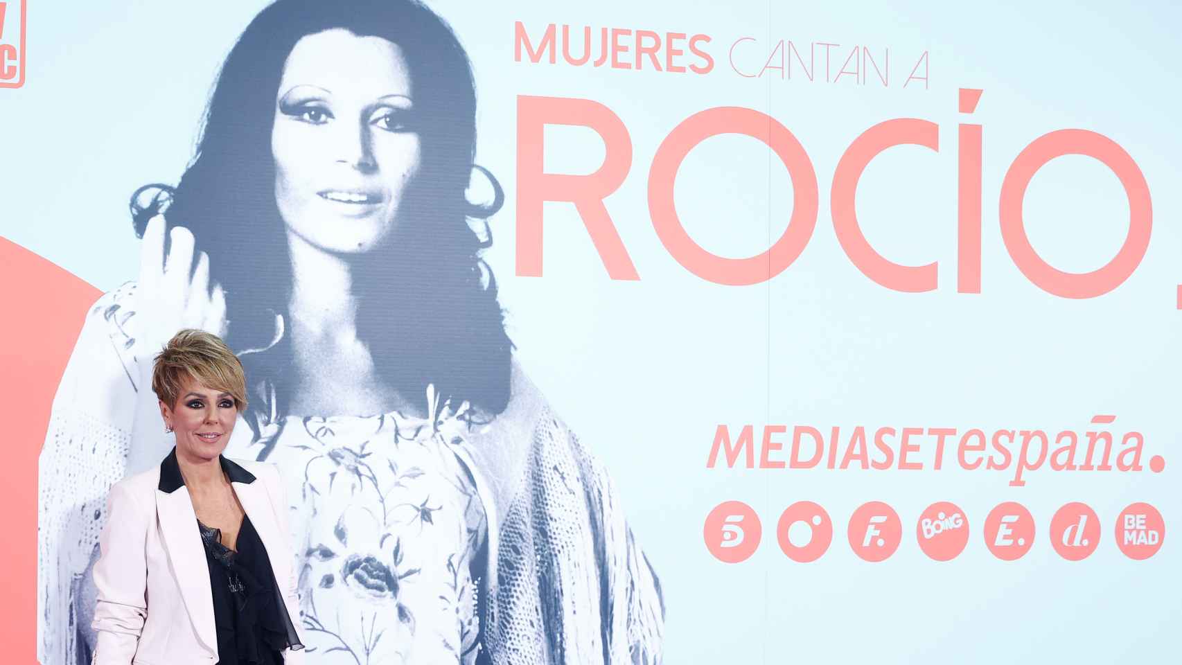Rocío Carrasco en el concierto homenaje a su madre.