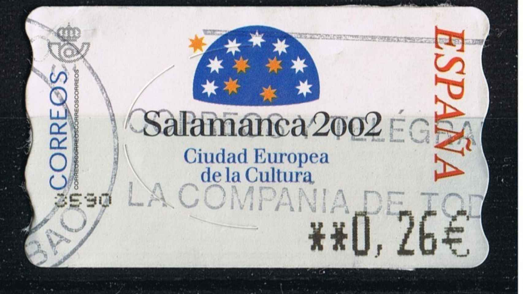 Sello sobre Salamanca 2002