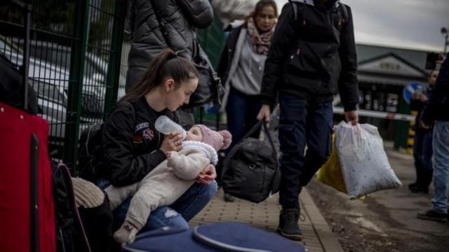 Refugiados ucranianos. Foto: Agencias