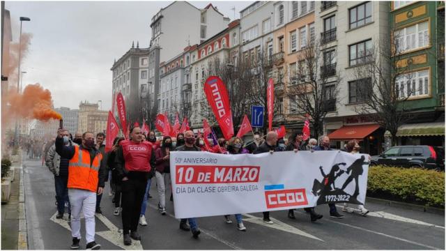 Movilización en Ferrol.