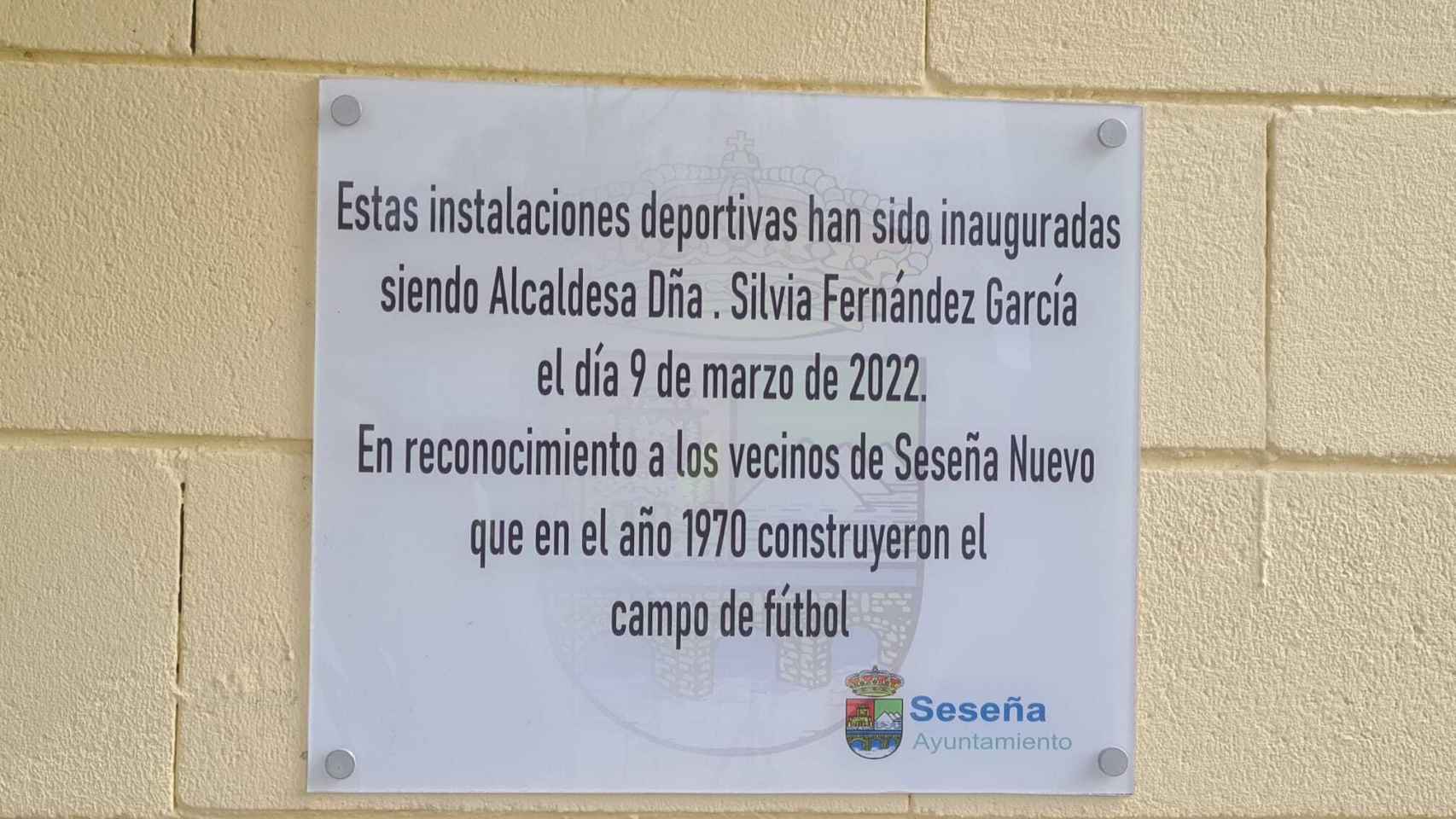 Inauguración del campo de fútbol de césped artificial del CEIP Fernando de Rojas de Seseña