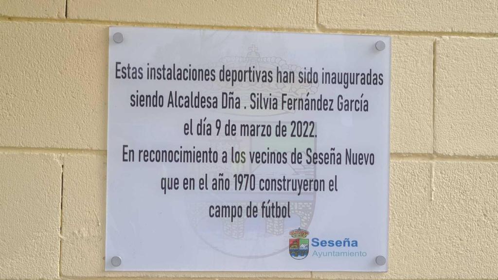 Inauguración del campo de fútbol de césped artificial del CEIP Fernando de Rojas de Seseña