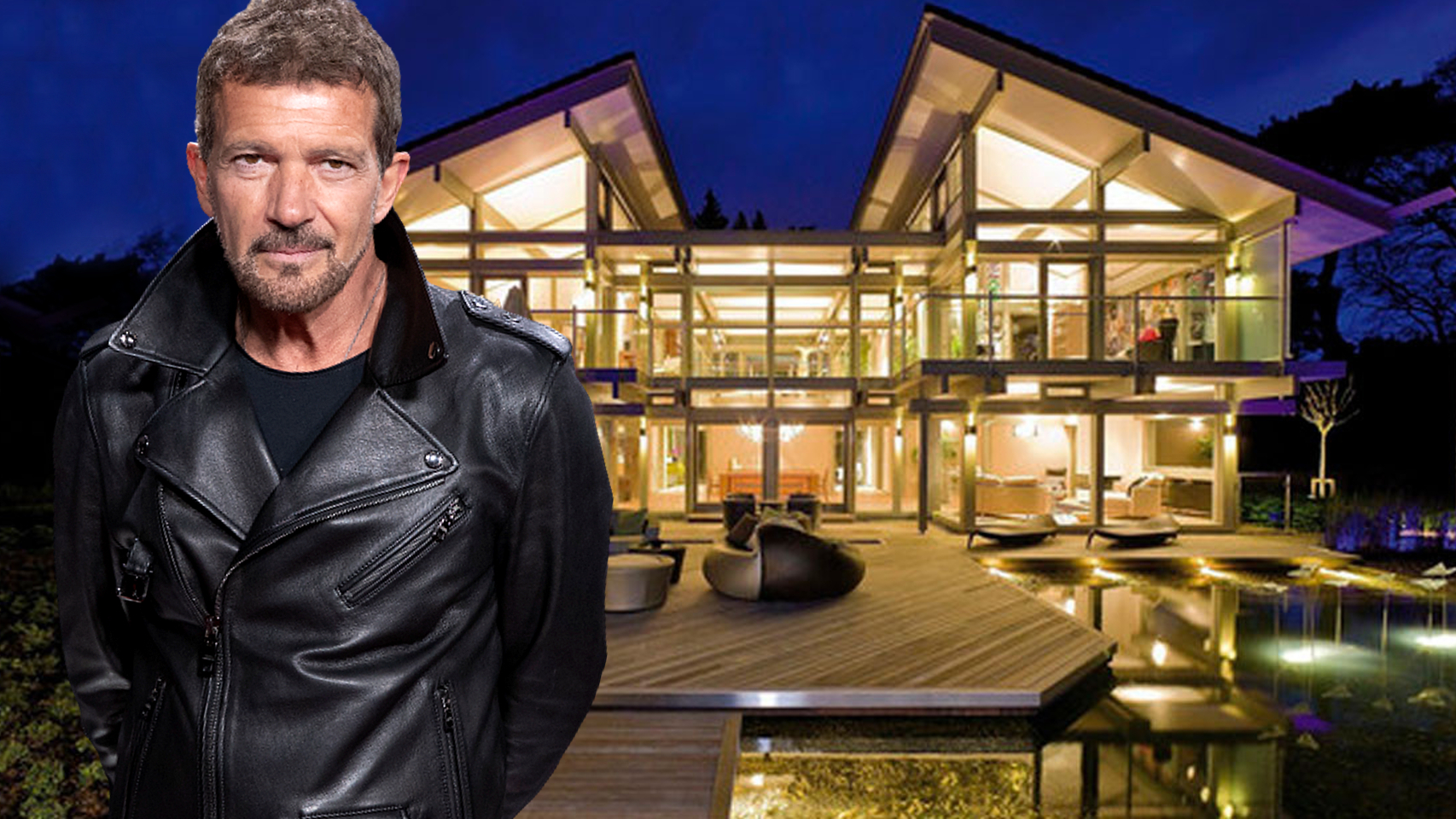 Antonio Banderas en un fotomontaje de JALEOS | Fotos: Gtres / Idealista