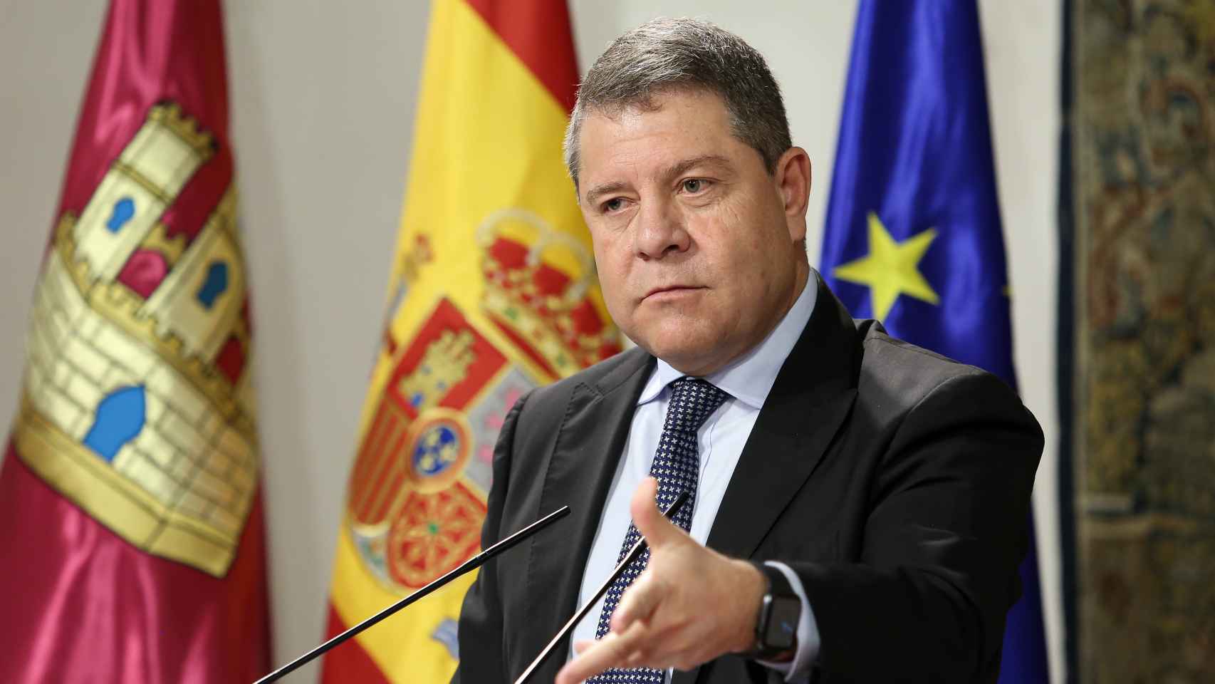Emiliano García-Page, presidente de Castilla-La Mancha. Foto: Óscar Huertas