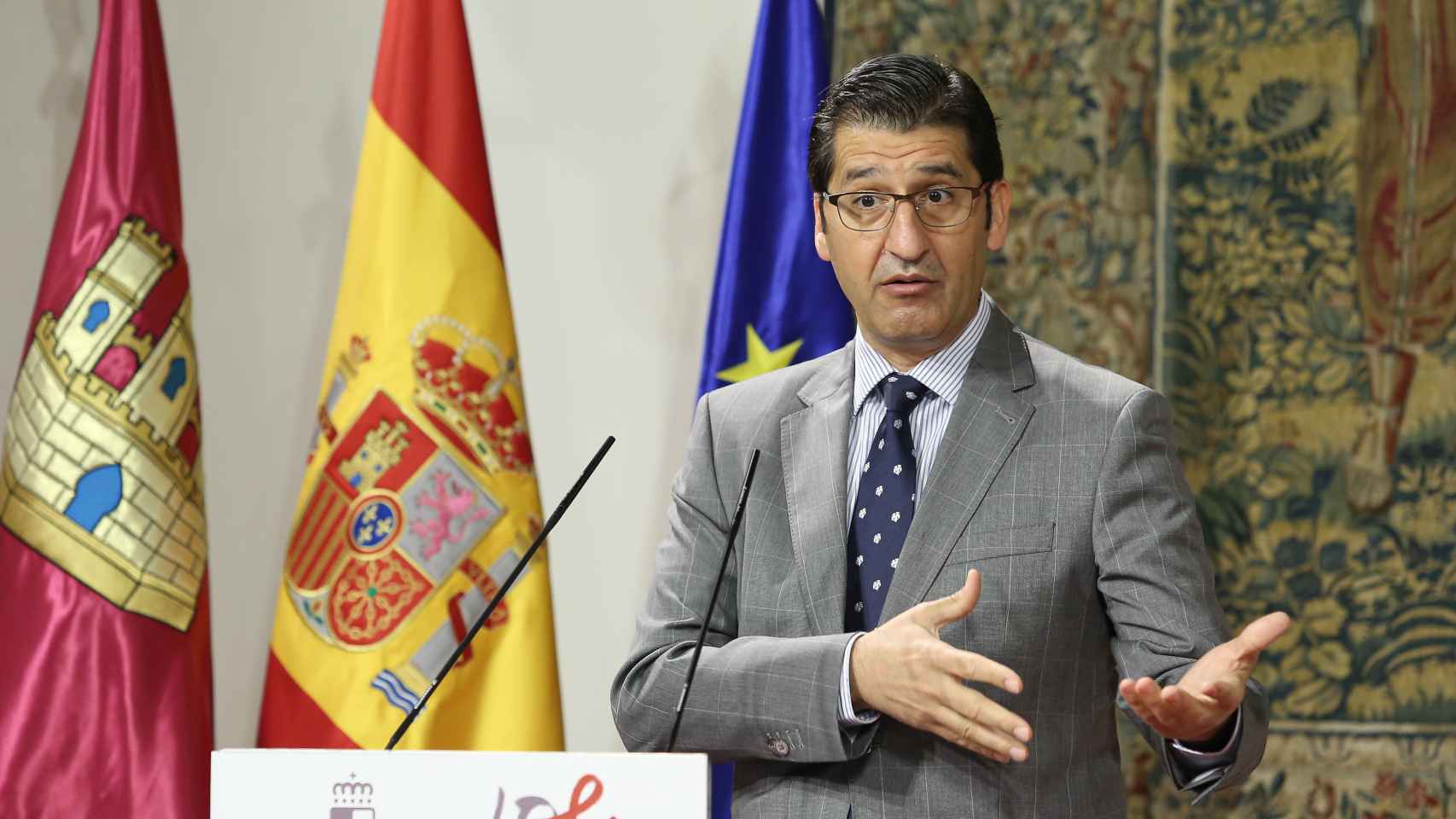 José Manuel Caballero, presidente de la Diputación de Ciudad Real. Foto: Óscar Huertas