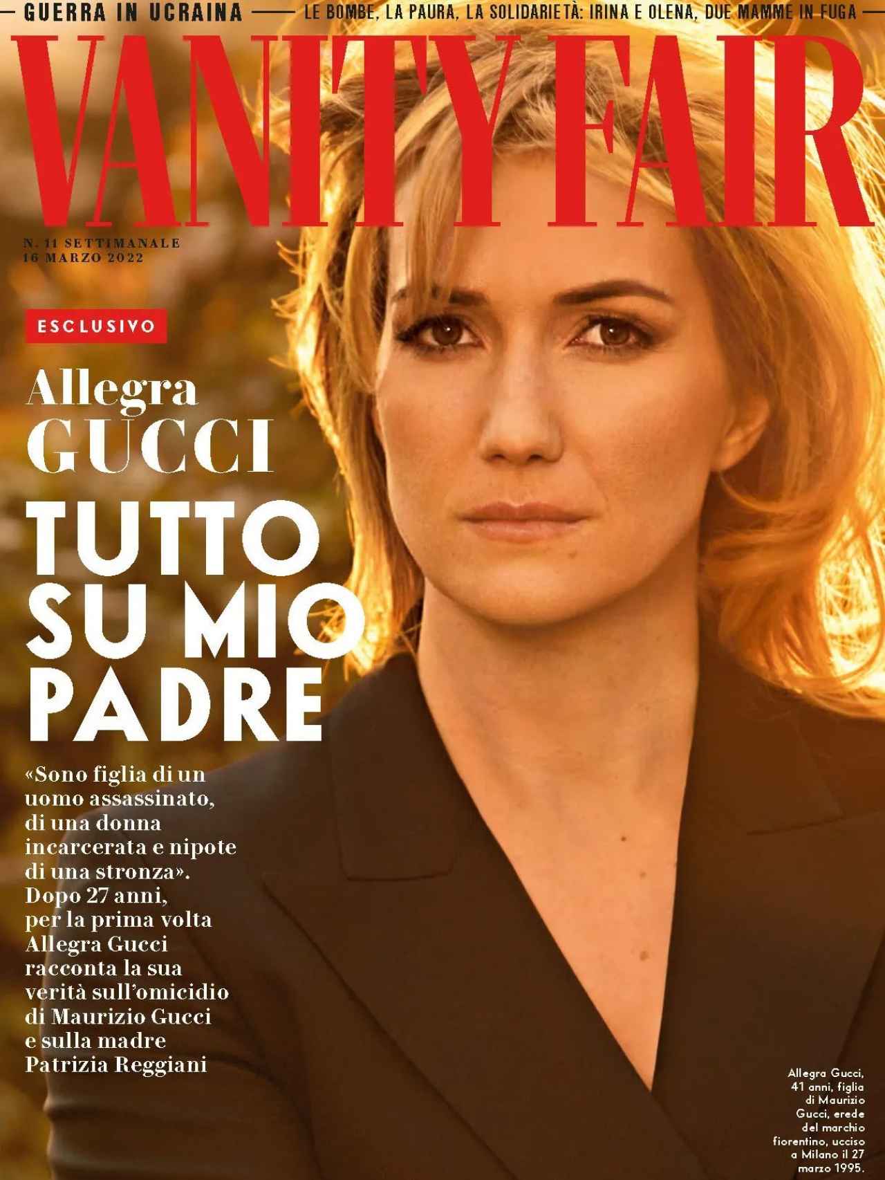 Portada de 'Vanity Fair' con la entrevista de Allegra Gucci.