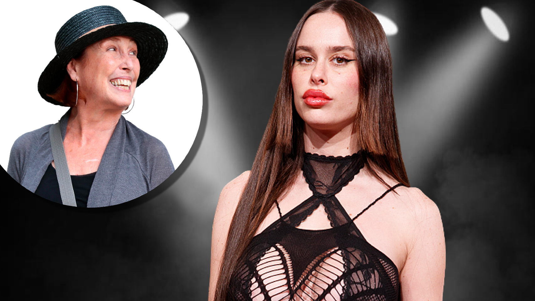 María Iborra y su madre, Verónica Forqué, en un montaje de Jaleos.