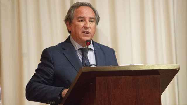 Ángel Nicolás, este viernes en su discurso de despedida en Fedeto
