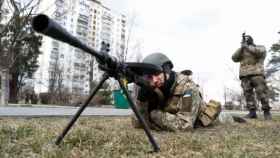 Un francotirador ucraniano.