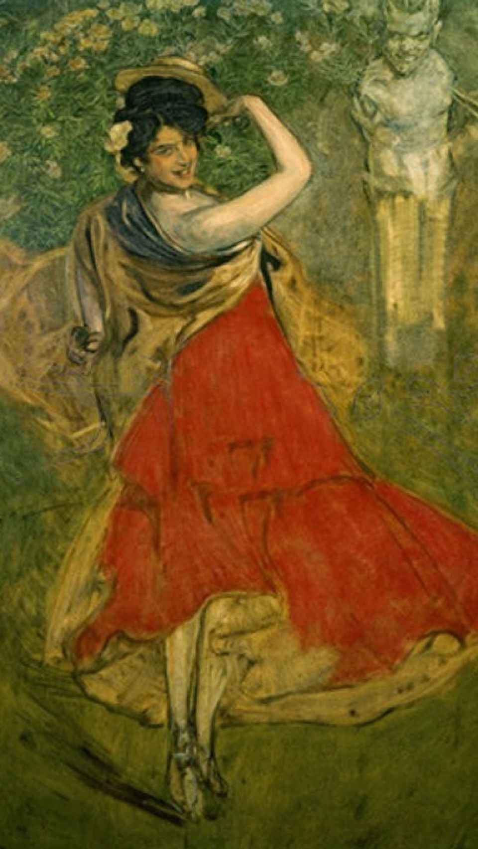 El pintor Anselmo Miguel Nieto llegó a retratar a una joven Anita.