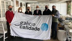 La bandera de Galicia Calidade ya ondea en el Real Club Náutico de A Coruña