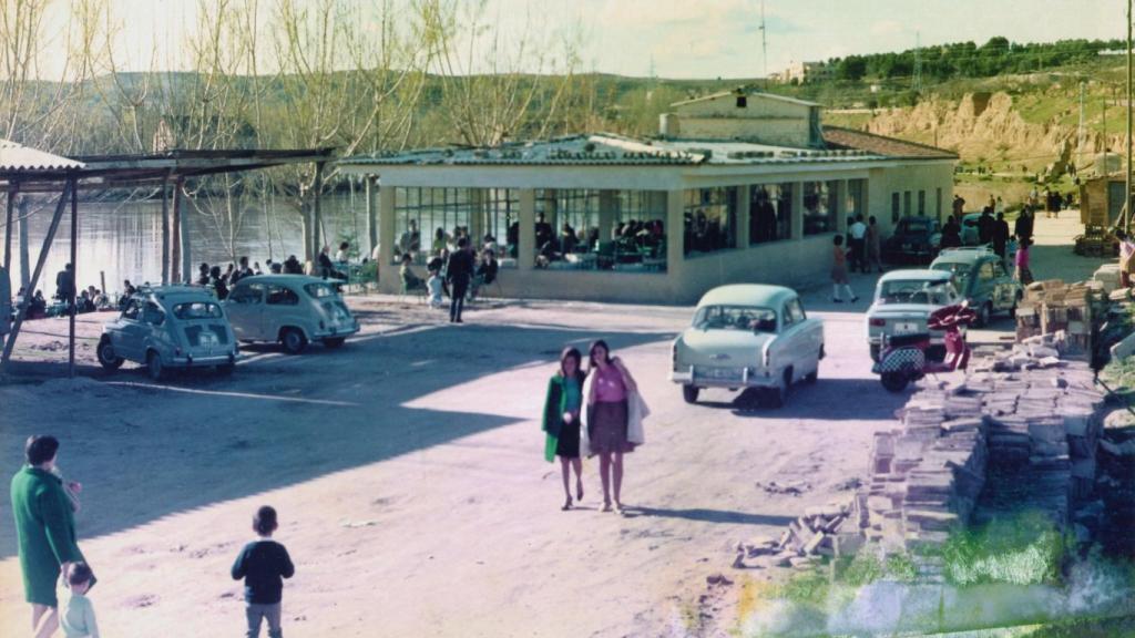 Restaurante Tabordo a la orilla del río Tajo en Toledo. Imágenes publicadas en el blog Toledo Olvidado por cortesía de Ángel Mora