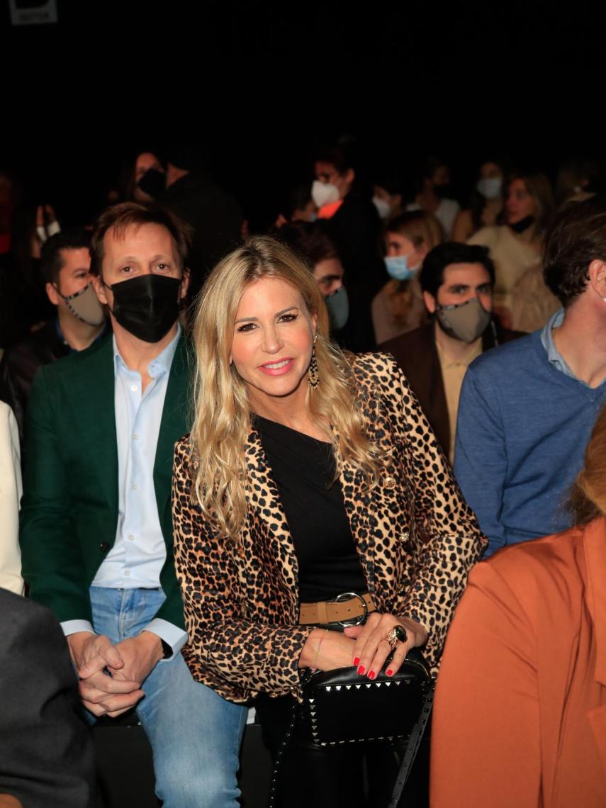 Patricia Cerezo en el desfile de Fernando Claro.