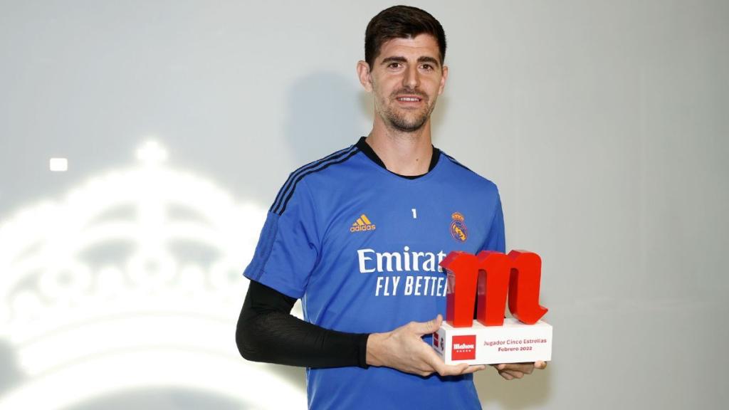 Thibaut Courtois, Jugador Cinco Estrellas Mahou del mes de febrero de 2022