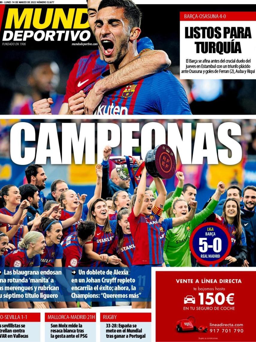 Portada Mundo Deportivo