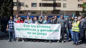ASAJA protagonizó una tractorada de protesta en Toledo el año 2017.