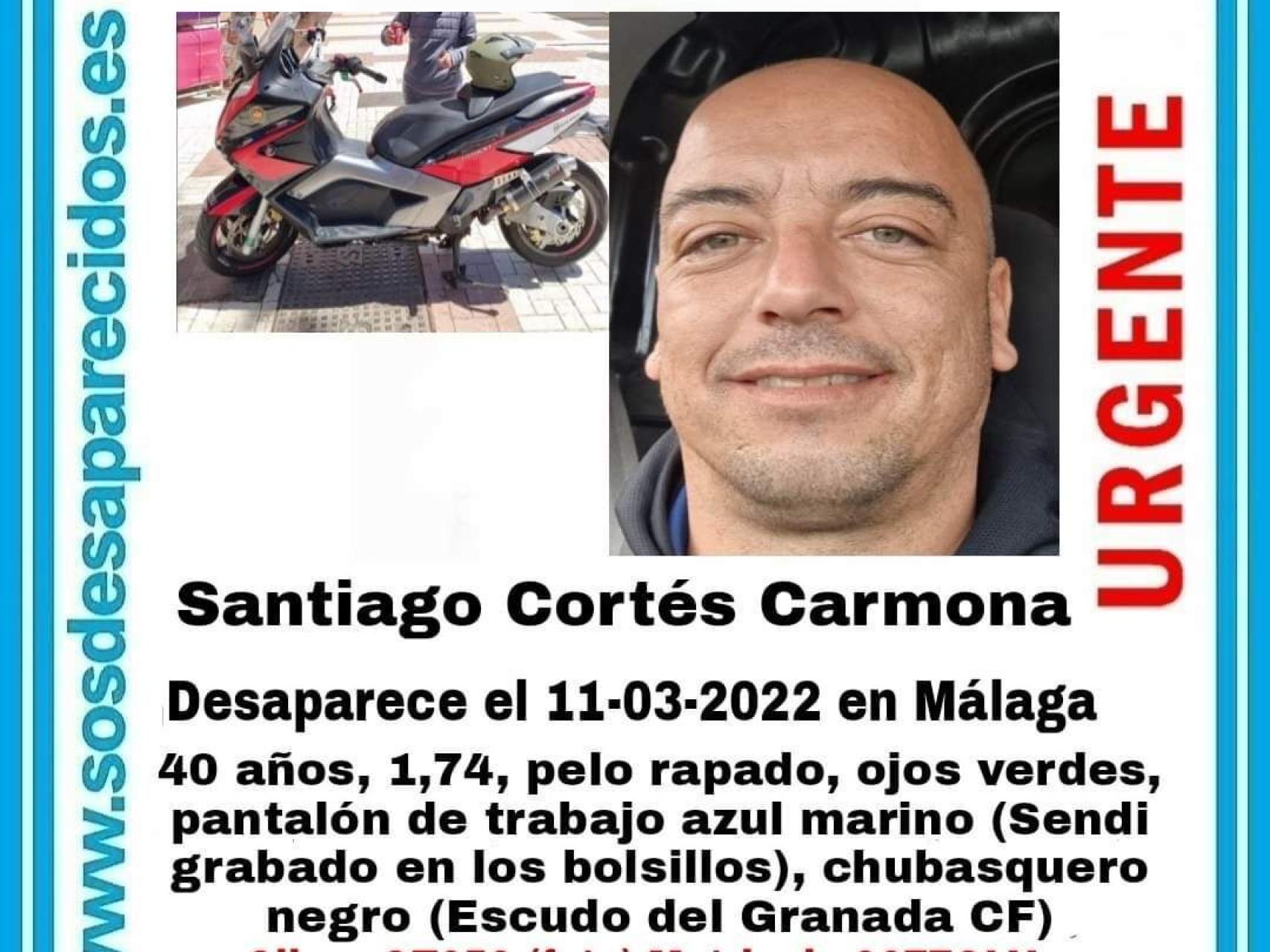 Cartel de desaparecido.
