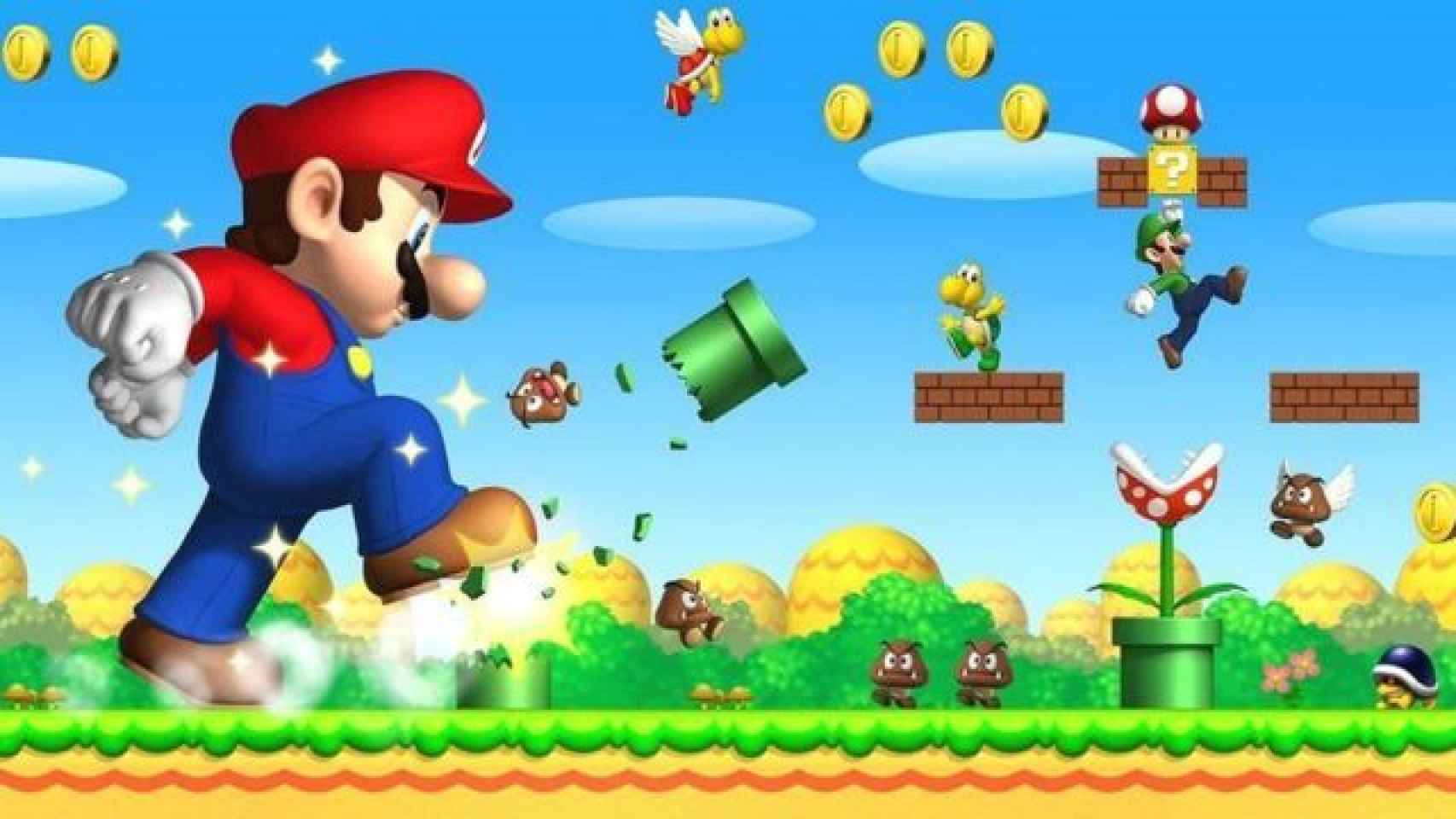 Fotograma del videojuego 'Super Mario Bros.'
