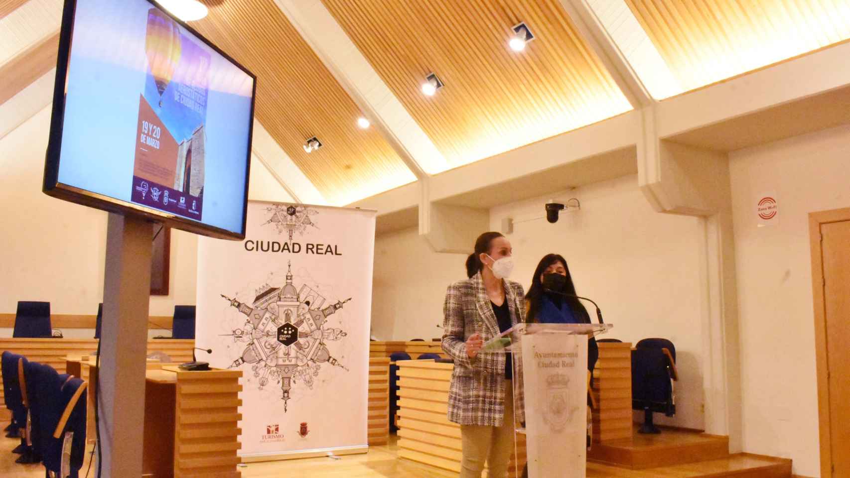 Presentación del Open de Globos Aerostáticos de Ciudad Real. Foto: Ayuntamiento de Ciudad Real