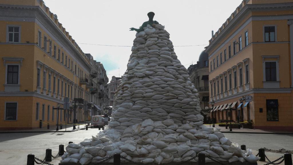 El monumento del duque de Richelieu en Odesa.