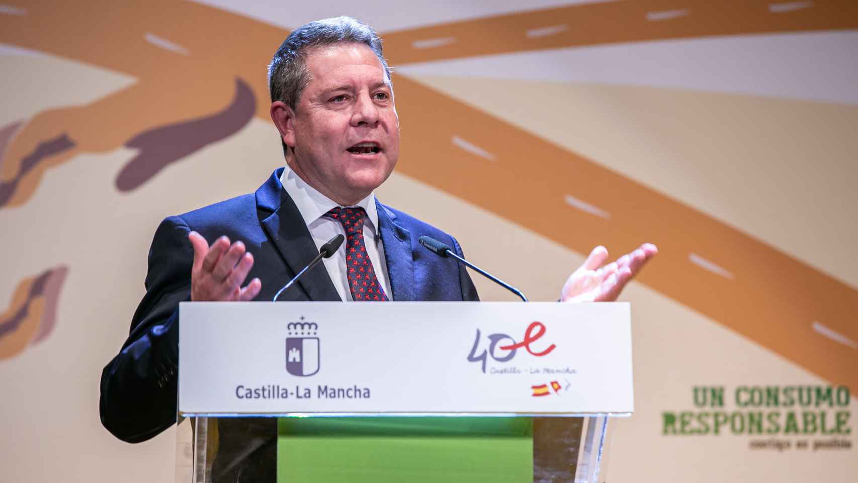 Emiliano García-Page, presidente de Castilla-La Mancha. Foto: JCCM