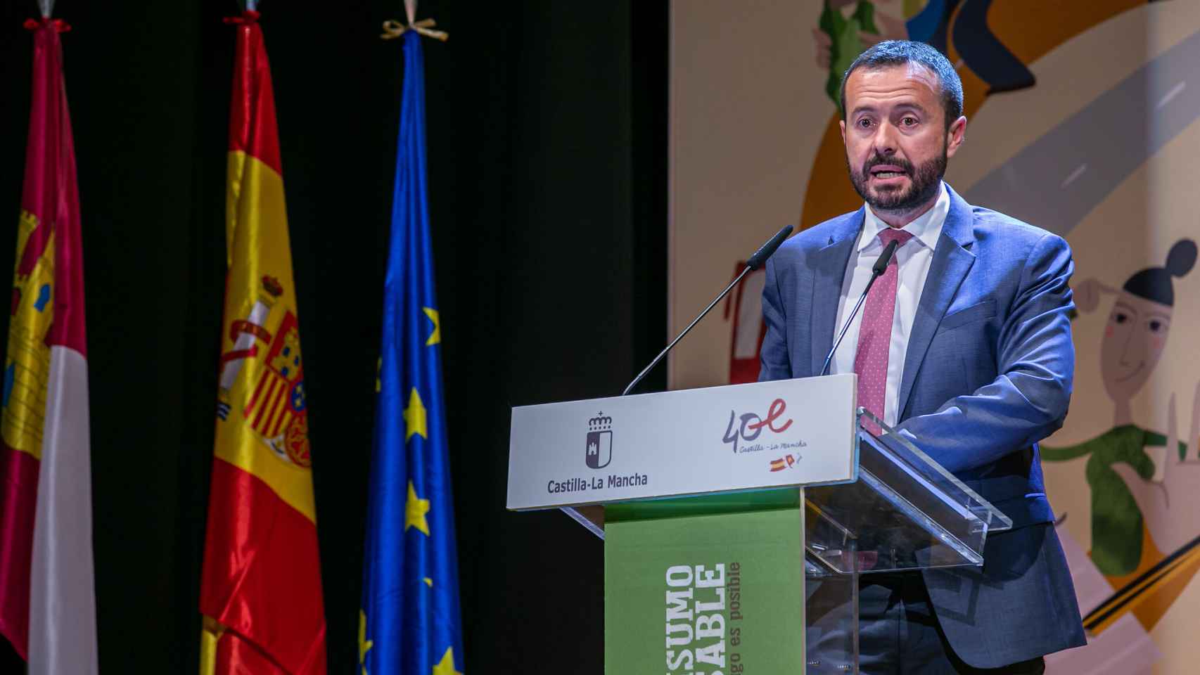 José Luis Escudero, consejero de Desarrollo Sostenible de Castilla-La Mancha. Foto: JCCM