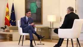 El presidente del Gobierno, Pedro Sánchez, entrevistado por Antonio García Ferreras en laSexta.