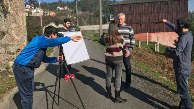 Rodaje del documental en una de las pasadas ediciones del proyecto ‘Cans 303’.