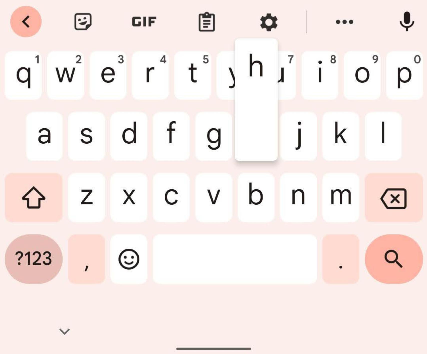Nuevo diseño del teclado de Google