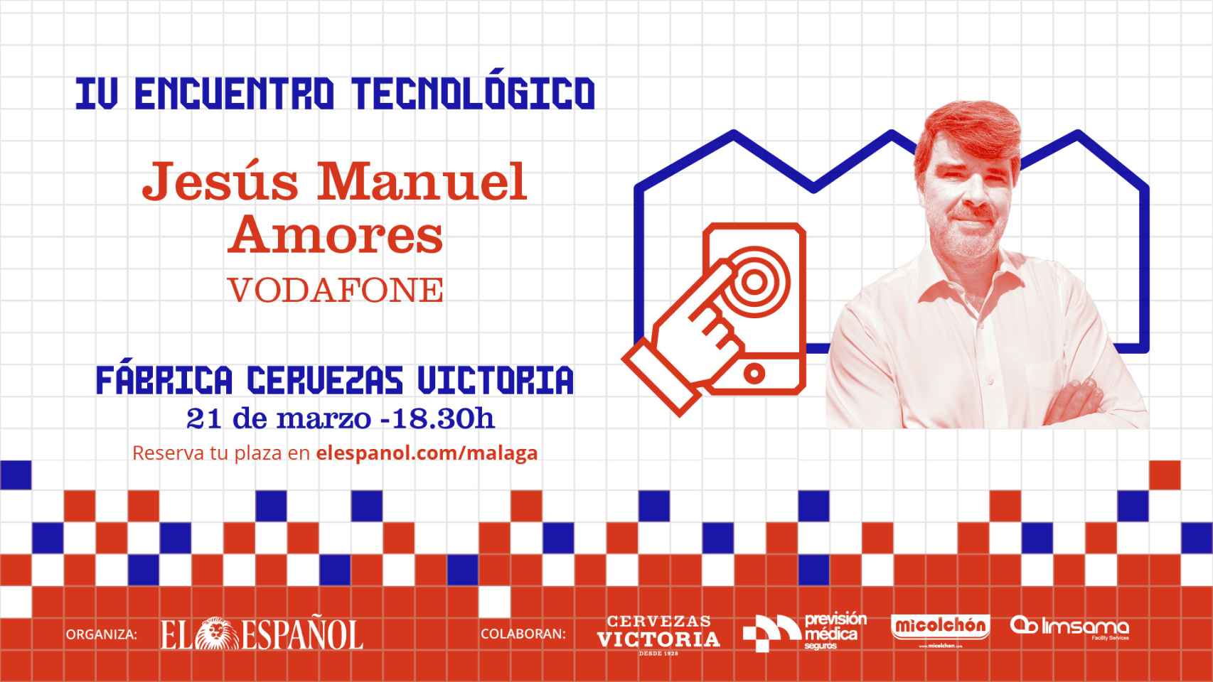 Jesús Amores, de Vodafone, próximo protagonista de los Encuentros Tecnológicos.