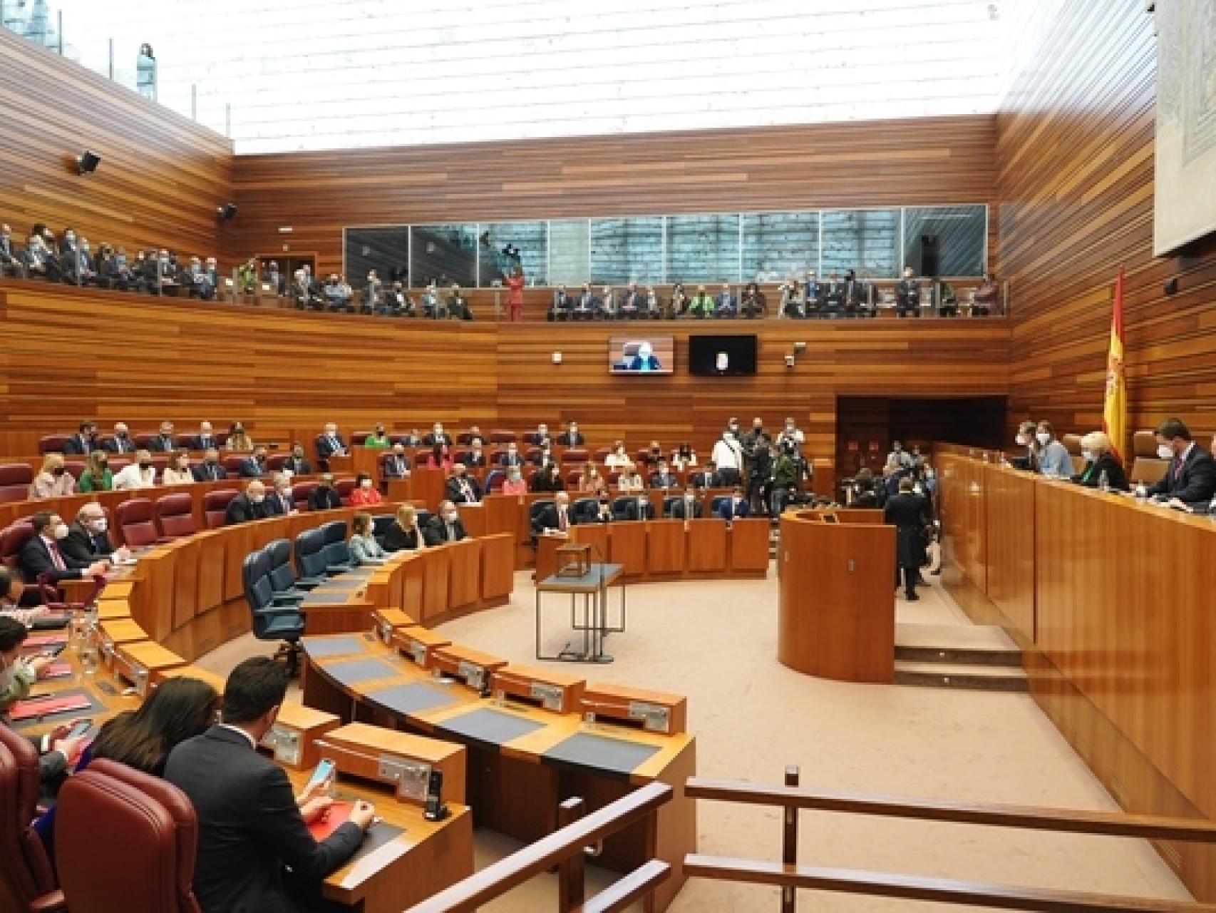 El pleno de las Cortes durante la sesión constitutiva de la Cámara, el pasado jueves