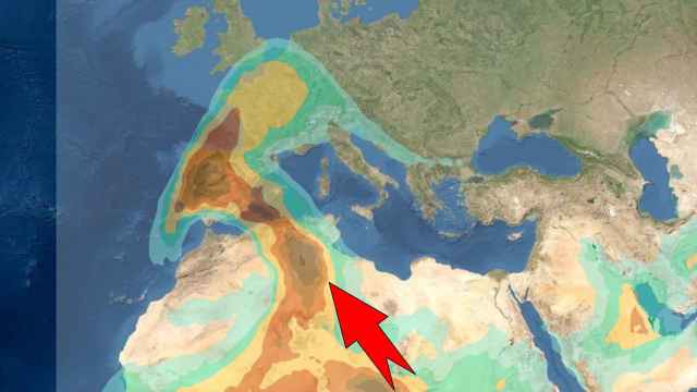 La incursión de polvo africano en Europa a partir del 16 de marzo. Aemet.