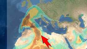 La incursión de polvo africano en Europa a partir del 16 de marzo. Aemet.