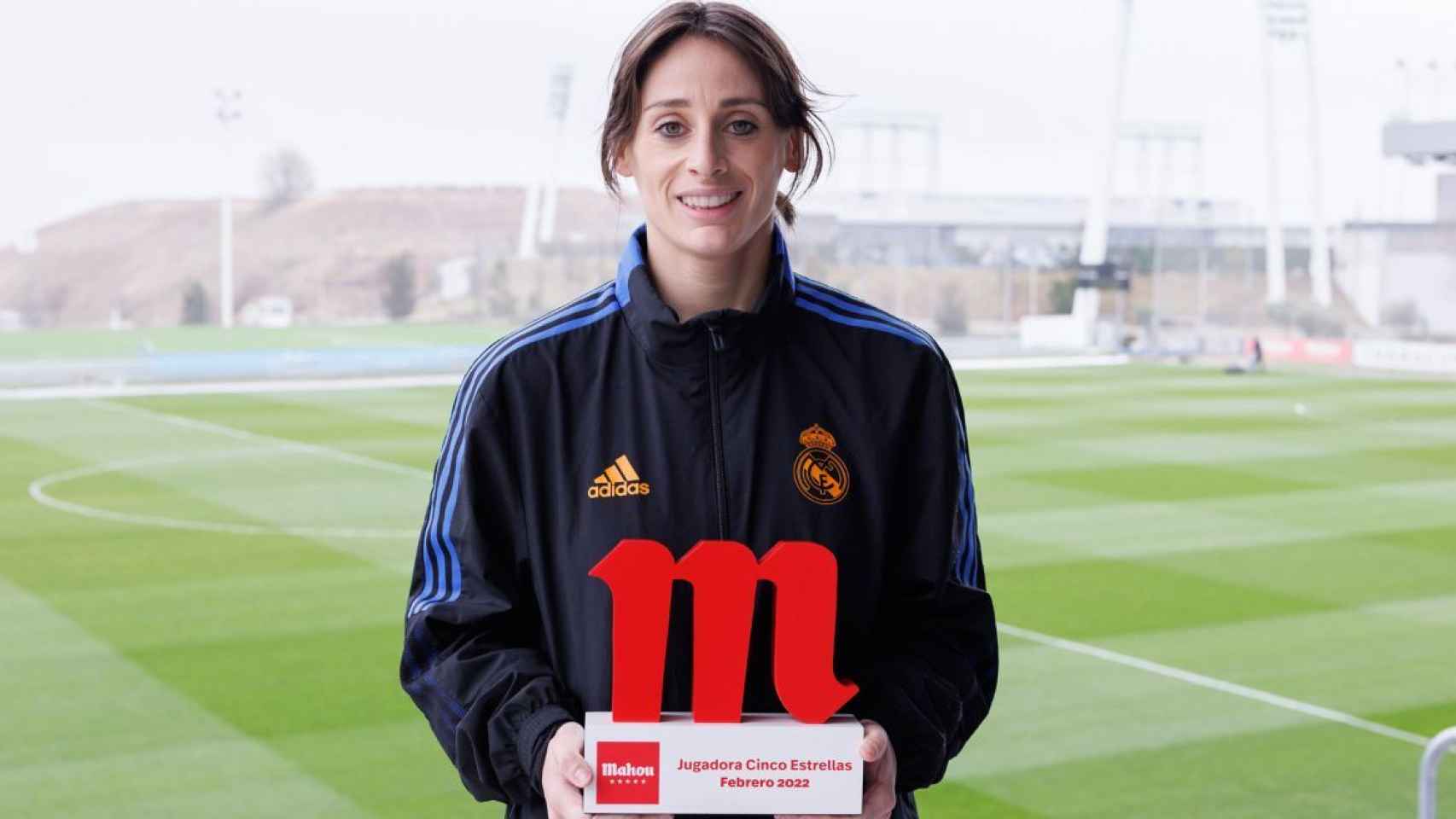 Esther González, premio Cinco Estrellas Mahou del mes de febrero en el Real Madrid Femenino