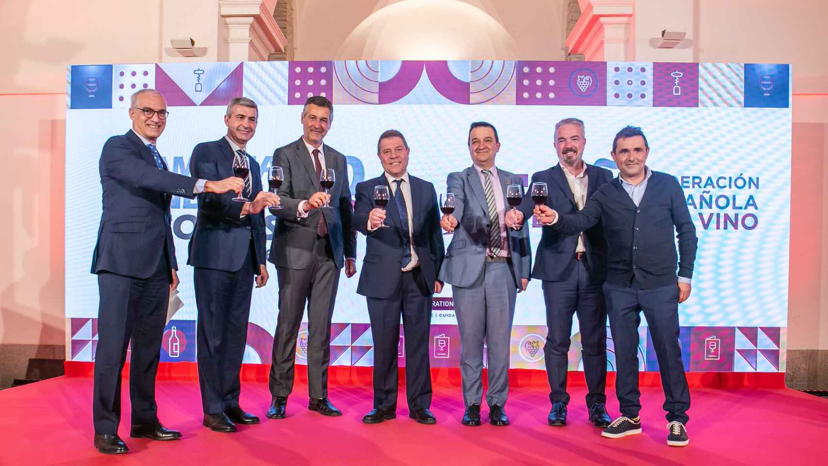 Clausura de la asamblea general de la Federación Española del Vino (FEV). Foto: JCCM