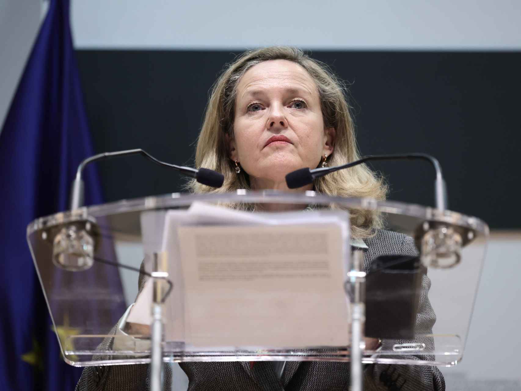 La vicepresidenta del Gobierno, Nadia Calviño.