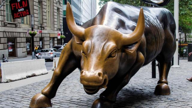 Estatua del toro de Wall Street.