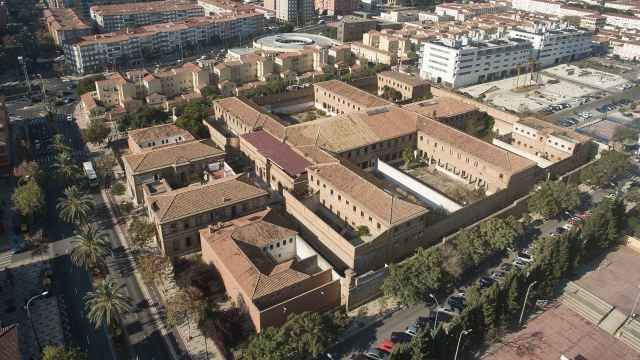 Vista aérea de la antigua prisión de Cruz de Humilladero, en Málaga.