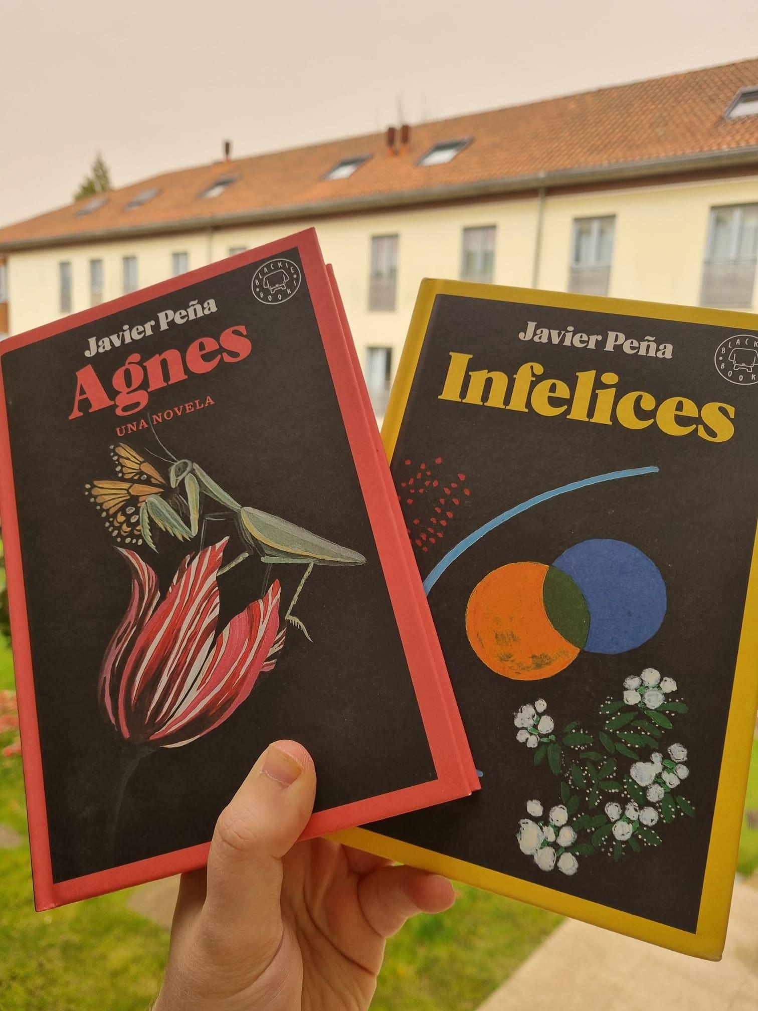 ‘Infelices’ y ‘Agnes’ son los dos libros publicados, de momento, por Javier Peña.