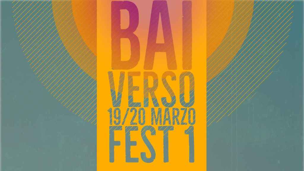 Cartel del festival de poesía Baiverso